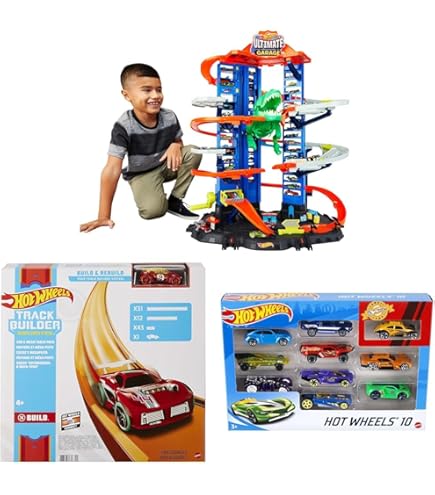 ミニカー Hot Wheels Ultimate Garage Amazon.com: Hot Wheels Ultimate Garage Track Set with 2 Toy Cars